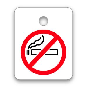 Key Fob - No Smoking Reminder For Key Ring