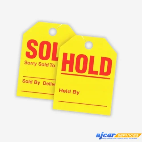 Hold/Sold Mirror Hang Tag