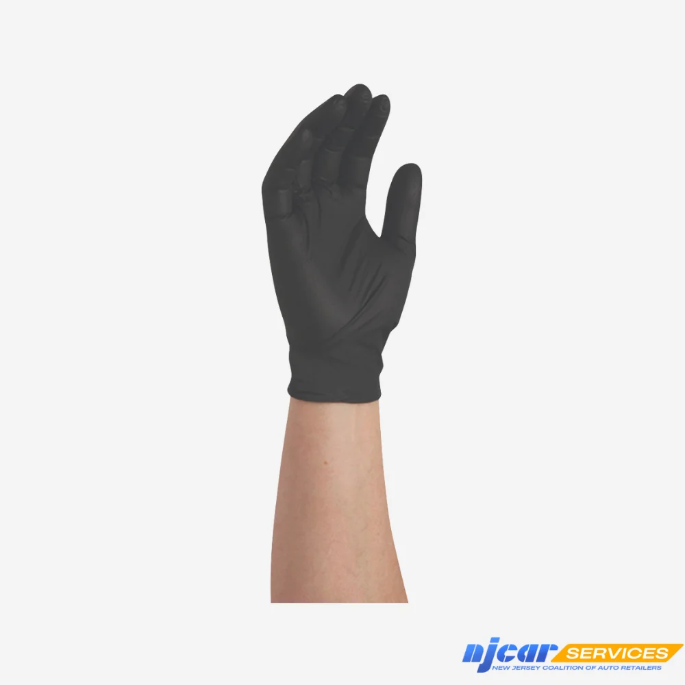 Black Nitrile Gloves - Powder Free